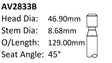 Ford 351W 1.843 Int Valve AV2833B - Austral | Universal Auto Spares