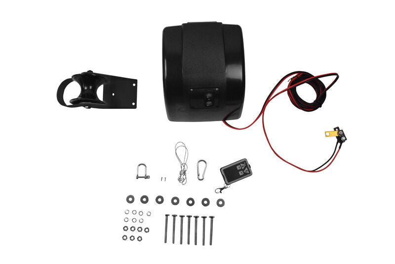 12V Anchor Drum Winch Wireless Remote Auto-deploy Model 45 <22ft 7m AU AWM-002 - Machter