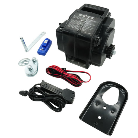 5000LB Electric Boat Winch Portable Detachable Steel Cable 12V ATV 4WD - Machter