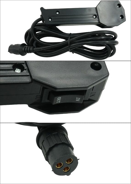 5000LB Electric Boat Winch Portable Detachable Steel Cable 12V ATV 4WD - Machter