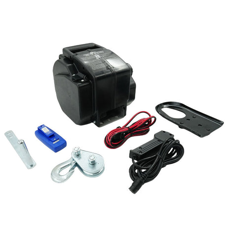 5000LB Electric Boat Winch Portable Detachable Steel Cable 12V ATV 4WD - Machter