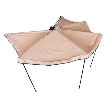 270 Degree Free-Standing Awning & "L" Bracket 600D Double-Ripstop With LED Light Right Side - Machter