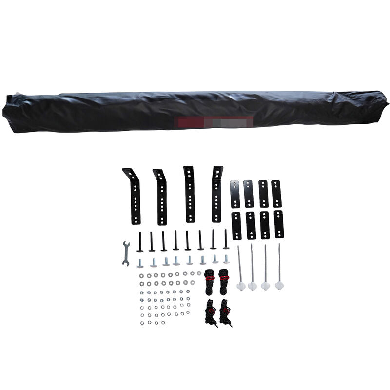 270 Degree Free-Standing Awning & "L" Bracket 600D Double-Ripstop With LED Light Right Side AWN-270 - Machter