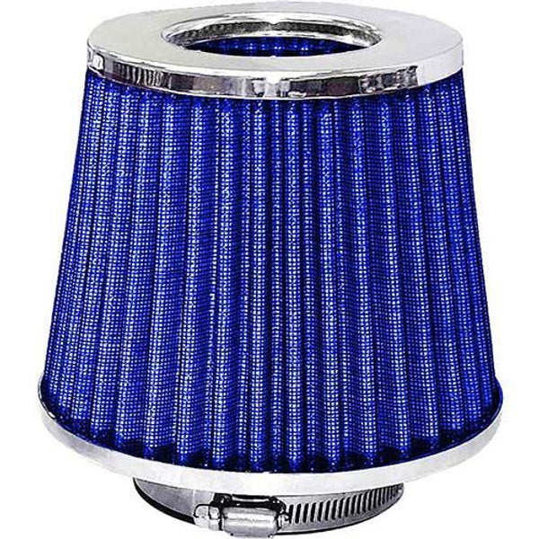 Air Filter Pod Style Chrome Top/Blue Filter - JetCo