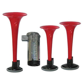 Air Horn Triple 630Hz, 795Hz, 840Hz With Compressor & All Fittings - Charge