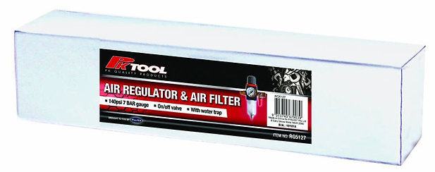 Air Regulator, Air Filter & Gauge 140PSI 7 Bar Gauge - PKTool