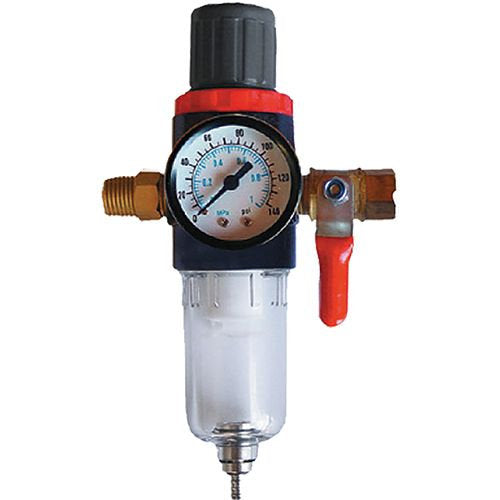 Air Regulator, Air Filter & Gauge 140PSI 7 Bar Gauge - PKTool