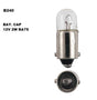 Bay. Cap 12V 2W BA7S 1 = Box OF 10 B240 - eXelite | Universal Auto Spares