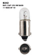 Bay. Cap 12V 4W BA9S 1 = Box OF 10 B242 - eXelite | Universal Auto Spares