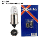 Bay. CAP 12V 4W BA9S B/P B242BP - Exelite | Universal Auto Spares