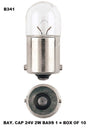 Bay Cap 24V 2W BA9S 1 = Box of 10 B341 - Exelite