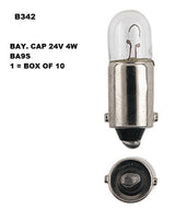 Bay Cap 24V 4W BA9S 1 = Box of 10 B342 - Exelite