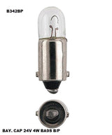 Bay. Cap 24V 4W BA9S B/P B342BP - eXelite | Universal Auto Spares