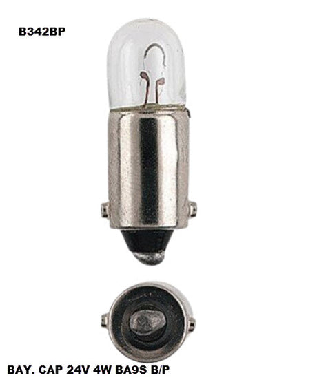 Bay. Cap 24V 4W BA9S B/P B342BP - eXelite | Universal Auto Spares