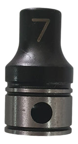3/8" Drive 6pt 7mm Size Range Thin-Wall Deep Impact Socket 1014007B - Dual Action