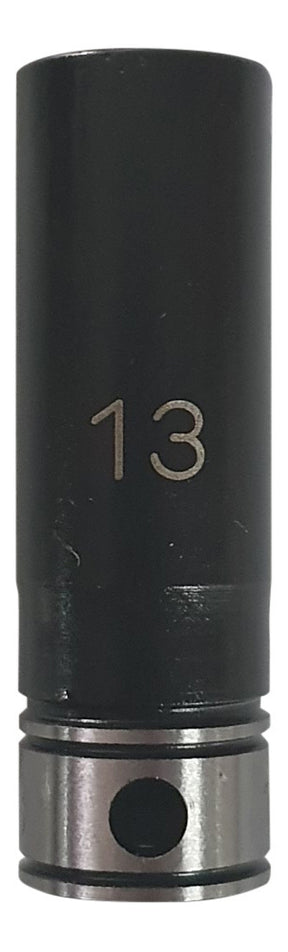3/8" Drive 6-point 13mm Size Thin-Wall Deep Impact Socket 1114013B - Dual Action