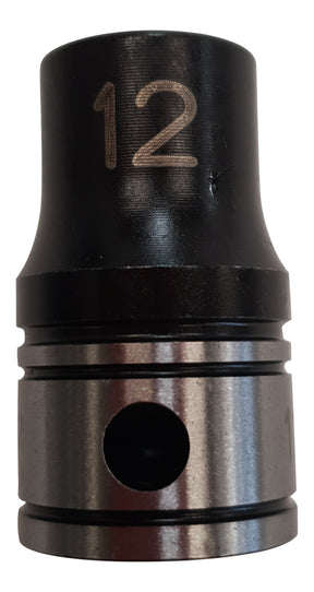 Dual Action 12mm 1/2" Drive Thin Wall Impact Socket - Action Industrial
