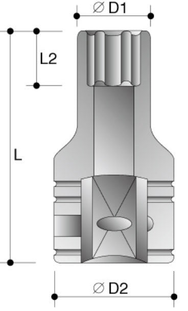 13mm x 1/2 DR 6PT Thin Wall Socket - Action Industrial | Universal Auto Spares