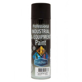 Professional Gloss Black Industrial & Equipment Paint 400g - Balchan