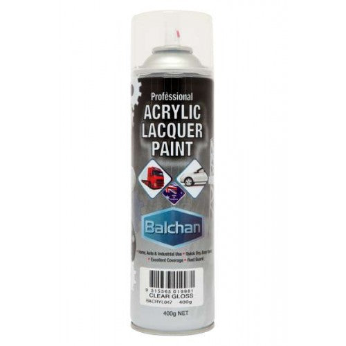 Acrylic Clear Gloss 400g - Balchan | Universal Auto Spares