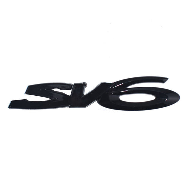 Rear Gloss Black SV6 Badge Fit For Holden Commodore VE VF Ute Sedan Wagon BADGE-014 - Machter