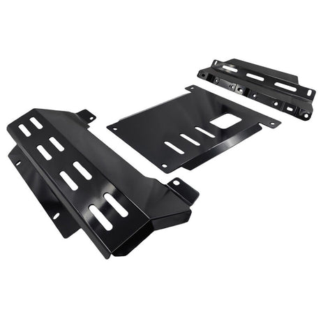 Black Bash Plates Fit For Mazda BT50 For Isuzu D-Max TFS TFR Sump Guard Underbody Protect 2020-ON BASHP-MA001 - Machter