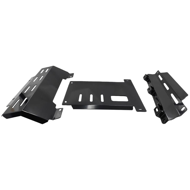 Black Bash Plates Fit For Mazda BT50 For Isuzu D-Max TFS TFR Sump Guard Underbody Protect 2020-ON BASHP-MA001 - Machter