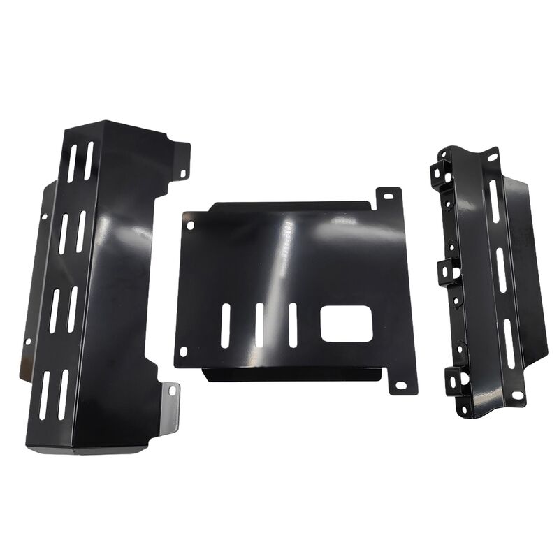 Black Bash Plates Fit For Mazda BT50 For Isuzu D-Max TFS TFR Sump Guard Underbody Protect 2020-ON BASHP-MA001 - Machter