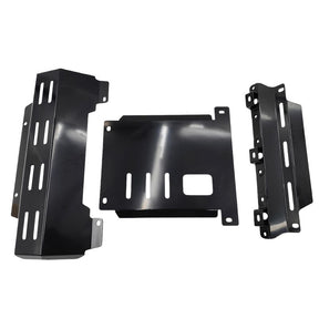 Black Bash Plates Fit For Mazda BT50 For Isuzu D-Max TFS TFR Sump Guard Underbody Protect 2020-ON BASHP-MA001 - Machter