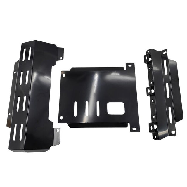 Black Bash Plates Fit For Mazda BT50 For Isuzu D-Max TFS TFR Sump Guard Underbody Protect 2020-ON BASHP-MA001 - Machter