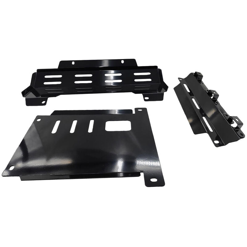 Black Bash Plates Fit For Mazda BT50 For Isuzu D-Max TFS TFR Sump Guard Underbody Protect 2020-ON BASHP-MA001 - Machter