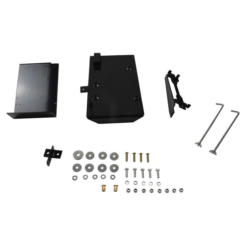 Dual Battery Tray Kit Fit For Toyota Hilux 2015-2018 GUN123 GUN126 1GDFTV 2.8L Black BATA-TA006-BLACK - Machter
