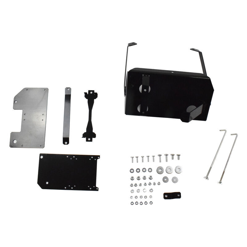 Dual Battery Tray Kit Fit For Toyota Landcruiser 70 Series 1VD-FTV V8 4.5L Black BATA-TA007-BLACK - Machter