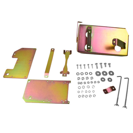 V8 Dual Battery Tray Fit For Toyota Landcruiser 70 76 78 79 Series 4.5L ABS & No ABS Copper - Machter