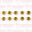 Welch Plug WELCH PLUG 12.7MM BRASS CUP BC12.7MM-10 - PREMIER