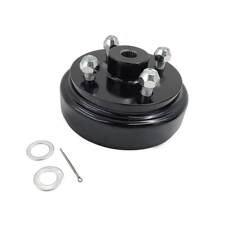Golf Cart Brake Drum Hub Assembly Fit For EZGO TXT Electric Vehicles 19186G1 1982-ON BDRUM-002-1PCS - Machter