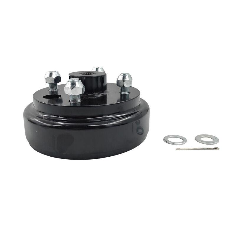 Golf Cart Brake Drum Hub Assembly Fit For EZGO TXT Electric Vehicles 19186G1 1982-ON BDRUM-002-1PCS - Machter