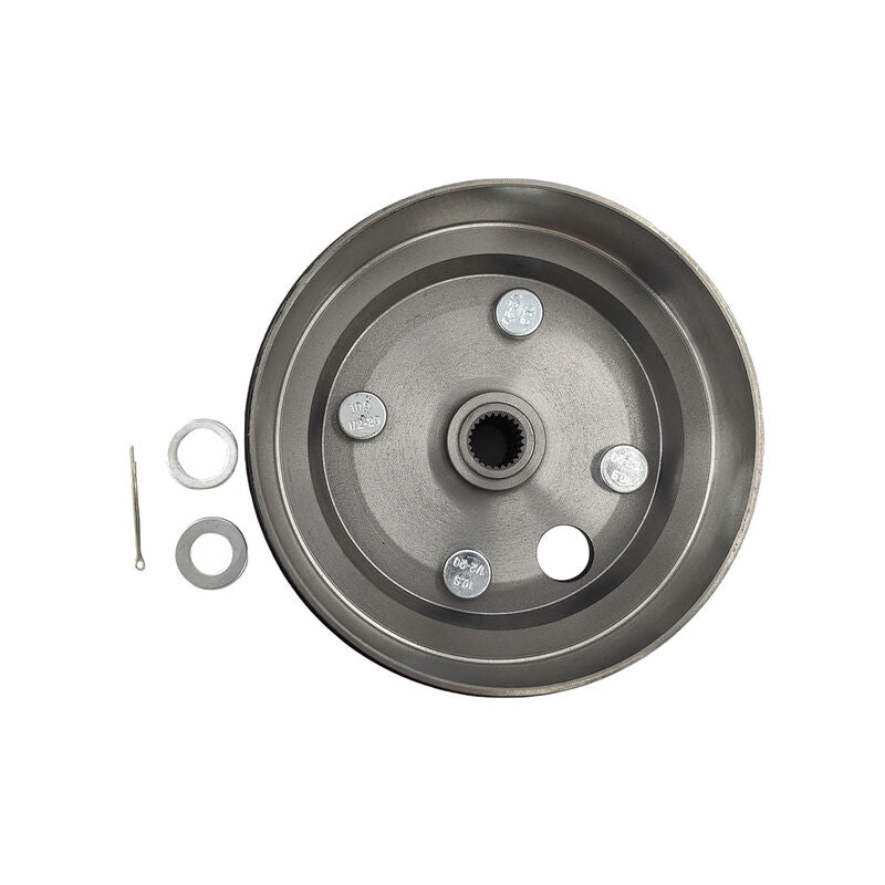 Golf Cart Brake Drum Hub Assembly Fit For EZGO TXT Electric Vehicles 19186G1 1982-ON BDRUM-002-1PCS - Machter