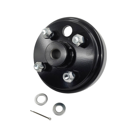 Golf Cart Brake Drum Hub Assembly Fit For EZGO TXT Electric Vehicles 19186G1 1982-ON BDRUM-002-1PCS - Machter