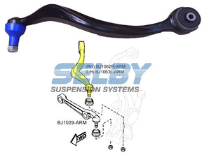 Caster Arm LWR (F) RH Fits Mazda 6 GG GY 03-08 BJ1062R-ARM - Selby