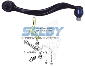 Caster Arm LWR (F) LH Fits Mazda 6 GG GY 03-08 BJ1063L-ARM - Selby