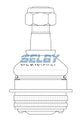 Ball Joint Lower Fits Rover 2000, 3500 1963 - 1978 BJ110 - Selby | Universal Auto Spares