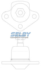 Ball Joint Upper Fits Cortina TE, TF BJ123 - Selby | Universal Auto Spares