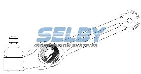 RH Lower Arm Fits Capri 69-73, Escort MKI, MKII BJ124R-ARM - Selby