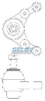Ball Joint Upper Fits Cabstar, Homer F20, F21, Urvan E2 BJ138 - Selby | Universal Auto Spares