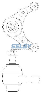 Ball Joint Upper Fits Cabstar, Homer F20, F21, Urvan E2 BJ138 - Selby | Universal Auto Spares