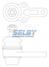 Ball Joint Lower Fits Skyline C210 200B, 240K, 280ZX BJ151 - Selby | Universal Auto Spares