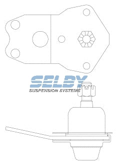 Ball Joint Lower Fits TE-TF Cortina BJ152 - Selby | Universal Auto Spares