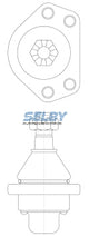 Ball Joint Upper Fits Liteace CM20, YM2, CM3, KM3, YM, Tarago YR2, CR2 BJ173 - Selby | Universal Auto Spares