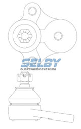 Ball Joint Lower Fits Pulsar N10, N11 (Threaded) BJ181 - Selby | Universal Auto Spares